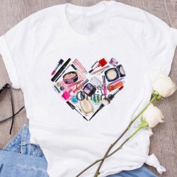 Tricou cu desen pentru Salon de Infrumusetare LMB015 Alb- My Beauty